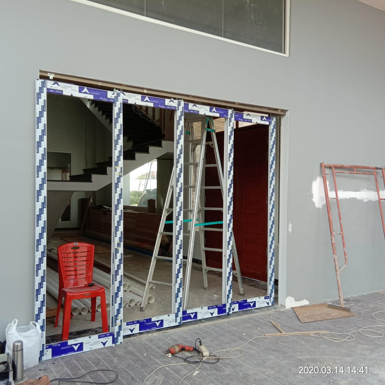 Kardi Pasar Swadaya Pintu Sliding Aluminium - Dokumentasi Proyek